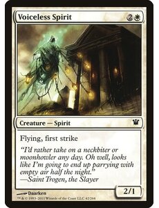Magic: The Gathering Voiceless Spirit (042) Moderately Played