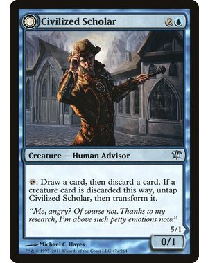 Magic: The Gathering Civilized Scholar (047) Moderately Played Foil