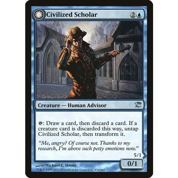 Magic: The Gathering Civilized Scholar (047) Moderately Played Foil