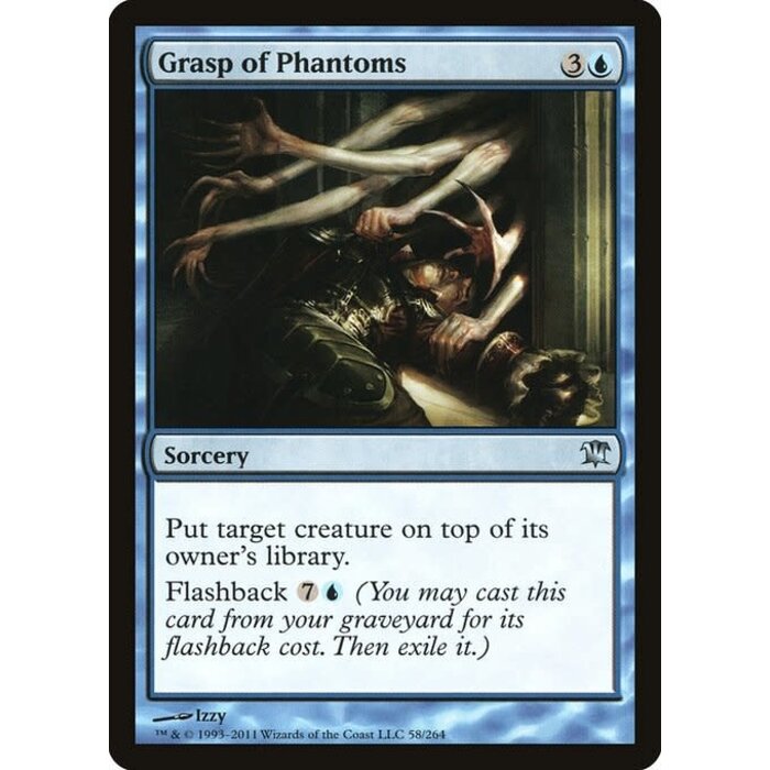 Magic: The Gathering Grasp of Phantoms (058) Moderately Played