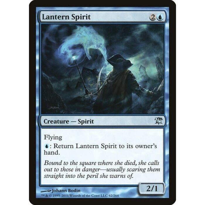 Magic: The Gathering Lantern Spirit (062) Moderately Played