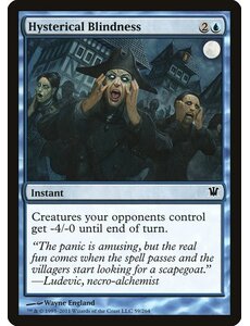Magic: The Gathering Hysterical Blindness (059) Moderately Played