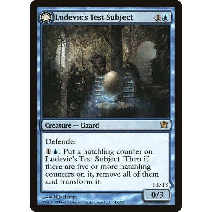 Magic: The Gathering Ludevic's Test Subject (064) Moderately Played