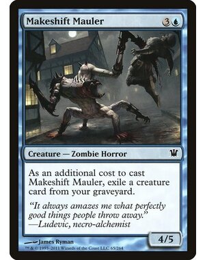 Magic: The Gathering Makeshift Mauler (065) Lightly Played Foil