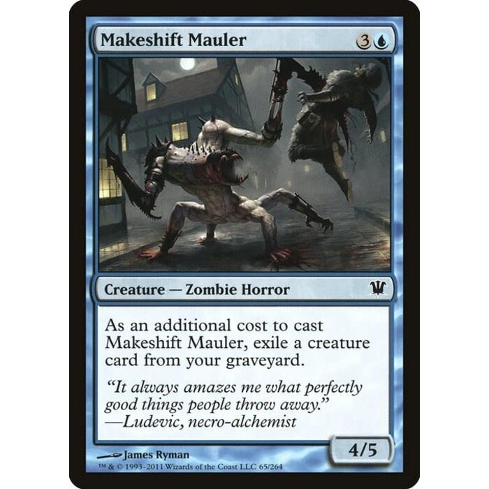 Magic: The Gathering Makeshift Mauler (065) Lightly Played Foil