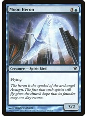 Magic: The Gathering Moon Heron (069) Heavily Played