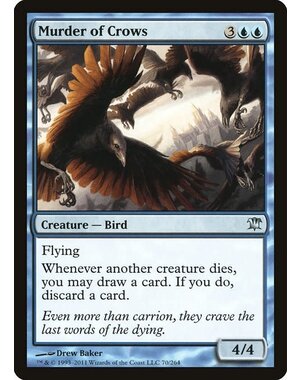 Magic: The Gathering Murder of Crows (070) Heavily Played