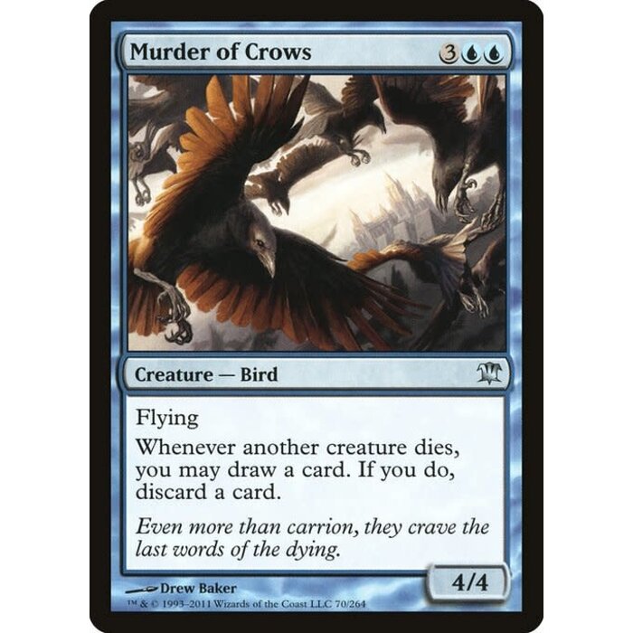 Magic: The Gathering Murder of Crows (070) Heavily Played