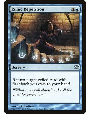 Magic: The Gathering Runic Repetition (072) Moderately Played