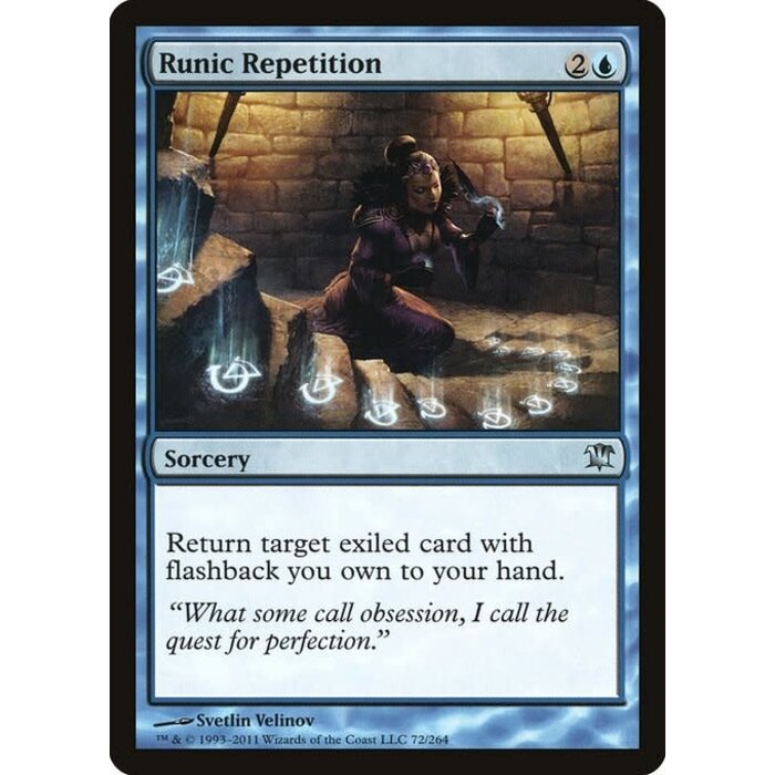 Magic: The Gathering Runic Repetition (072) Moderately Played