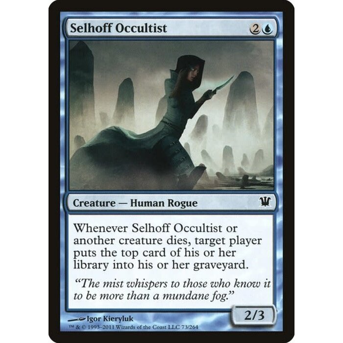 Magic: The Gathering Selhoff Occultist (073) Moderately Played