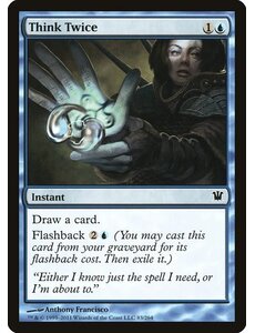 Magic: The Gathering Think Twice (083) Damaged