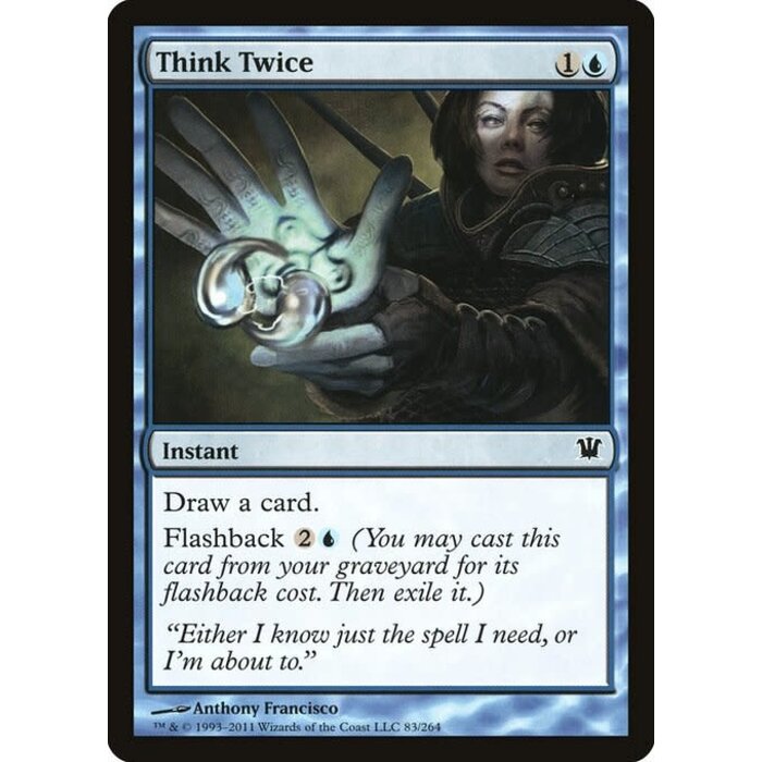 Magic: The Gathering Think Twice (083) Damaged