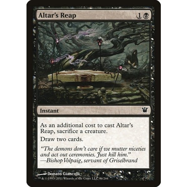 Magic: The Gathering Altar's Reap (086) Lightly Played Foil