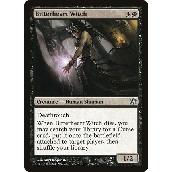 Magic: The Gathering Bitterheart Witch (088) Moderately Played