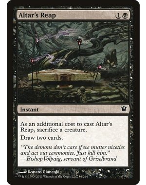 Magic: The Gathering Altar's Reap (086) Moderately Played