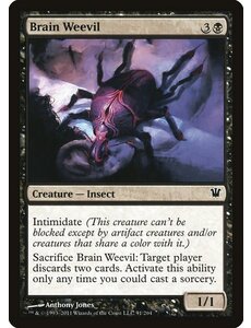 Magic: The Gathering Brain Weevil (091) Moderately Played