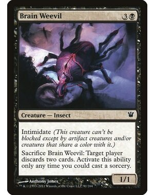 Magic: The Gathering Brain Weevil (091) Moderately Played