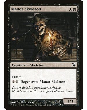 Magic: The Gathering Manor Skeleton (106) Moderately Played