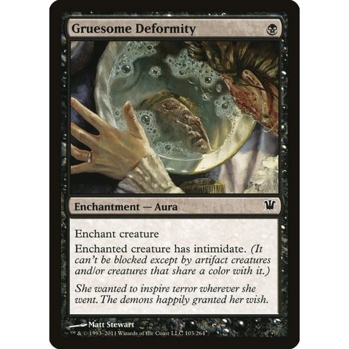 Magic: The Gathering Gruesome Deformity (103) Moderately Played Foil