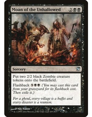 Magic: The Gathering Moan of the Unhallowed (109) Moderately Played