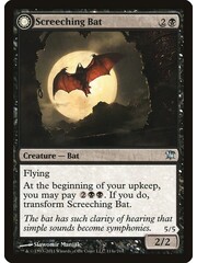 Magic: The Gathering Screeching Bat (114) Moderately Played