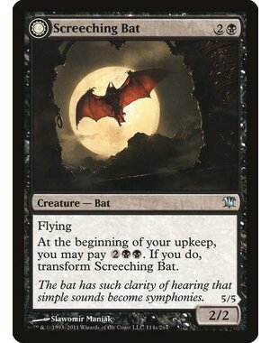 Magic: The Gathering Screeching Bat (114) Moderately Played
