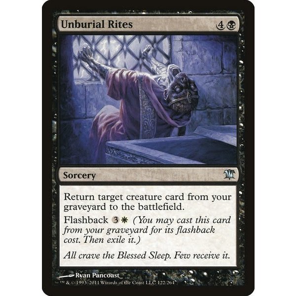 Magic: The Gathering Unburial Rites (122) Lightly Played