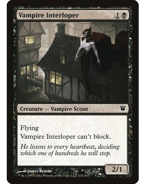 Magic: The Gathering Vampire Interloper (123) Moderately Played Foil