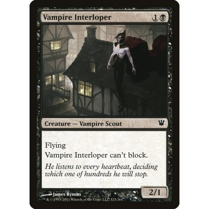 Magic: The Gathering Vampire Interloper (123) Moderately Played Foil
