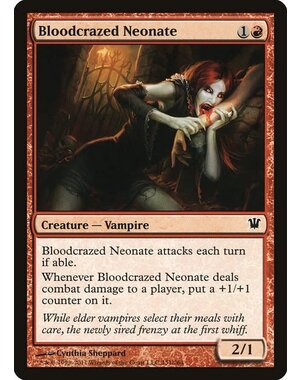 Magic: The Gathering Bloodcrazed Neonate (131) Lightly Played Foil