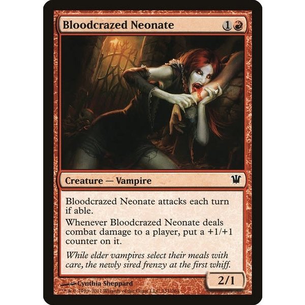 Magic: The Gathering Bloodcrazed Neonate (131) Lightly Played Foil