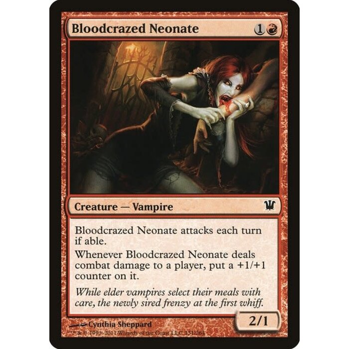 Magic: The Gathering Bloodcrazed Neonate (131) Moderately Played