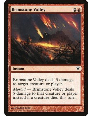 Magic: The Gathering Brimstone Volley (132) Moderately Played