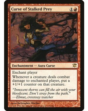 Magic: The Gathering Curse of Stalked Prey (136) Moderately Played