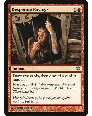 Magic: The Gathering Desperate Ravings (139) Moderately Played