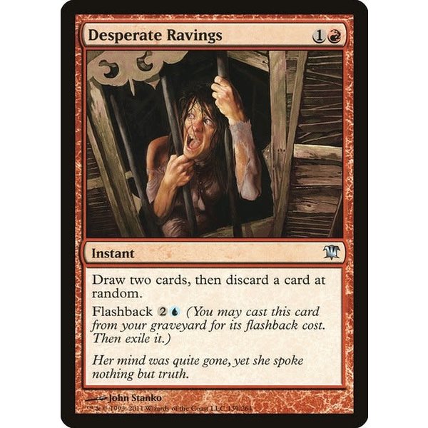 Magic: The Gathering Desperate Ravings (139) Moderately Played