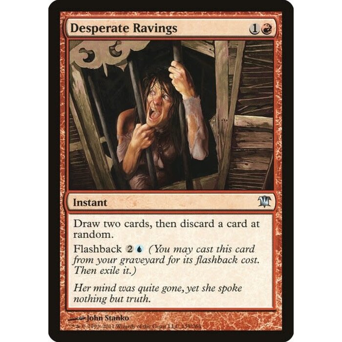 Magic: The Gathering Desperate Ravings (139) Moderately Played