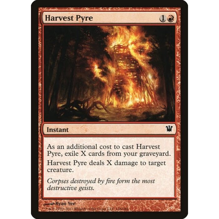 Magic: The Gathering Harvest Pyre (146) Moderately Played