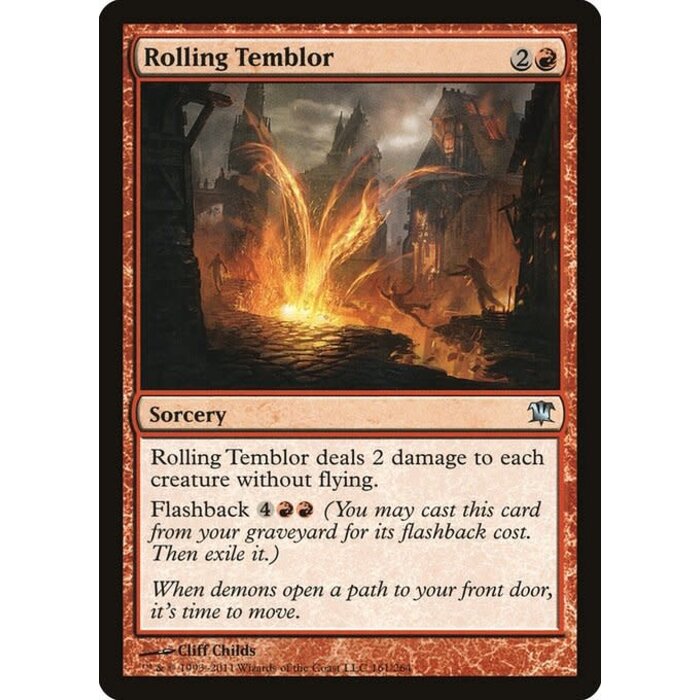 Magic: The Gathering Rolling Temblor (161) Lightly Played