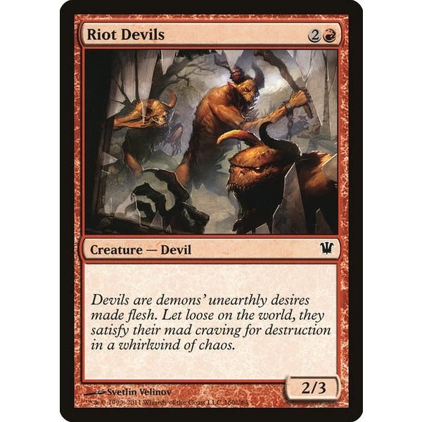 Magic: The Gathering Riot Devils (160) Moderately Played