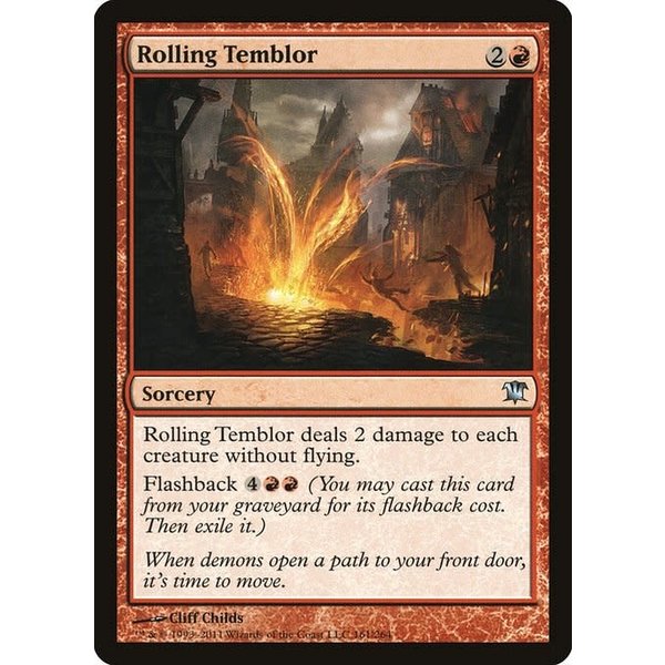 Magic: The Gathering Rolling Temblor (161) Moderately Played