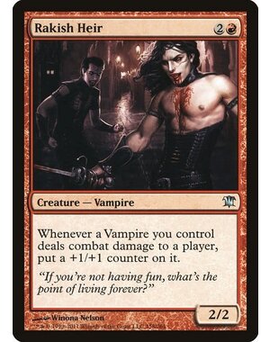 Magic: The Gathering Rakish Heir (158) Moderately Played