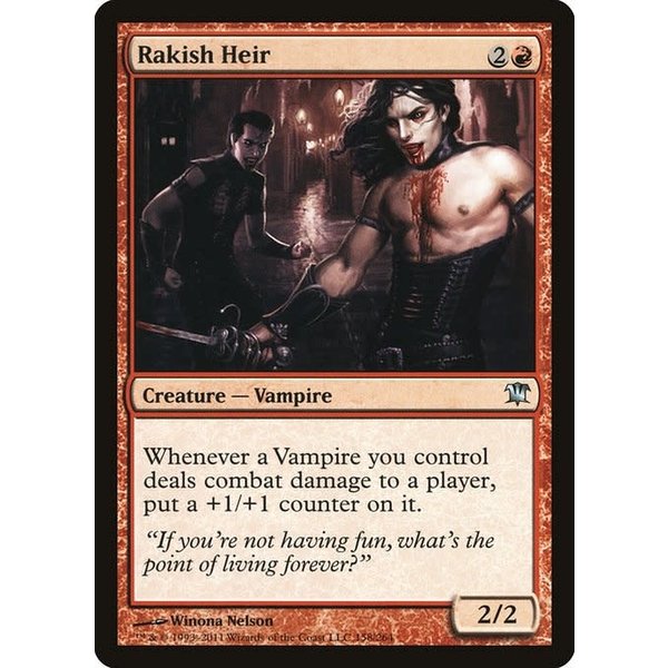 Magic: The Gathering Rakish Heir (158) Moderately Played