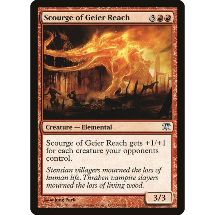 Magic: The Gathering Scourge of Geier Reach (162) Moderately Played