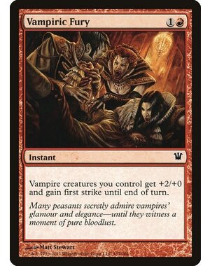 Magic: The Gathering Vampiric Fury (167) Moderately Played