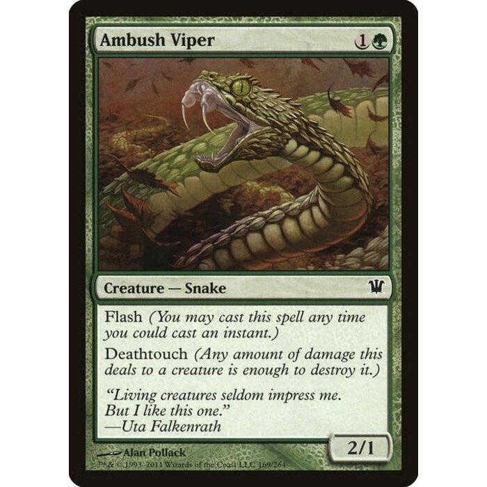 Magic: The Gathering Ambush Viper (169) Heavily Played