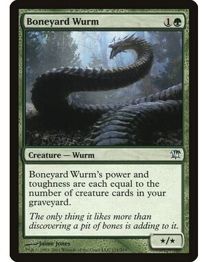 Magic: The Gathering Boneyard Wurm (171) Moderately Played
