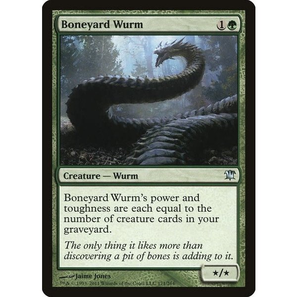 Magic: The Gathering Boneyard Wurm (171) Moderately Played