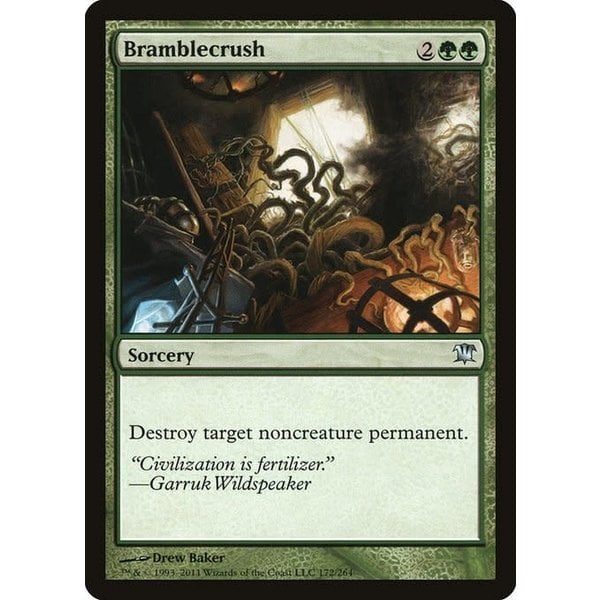 Magic: The Gathering Bramblecrush (172) Moderately Played